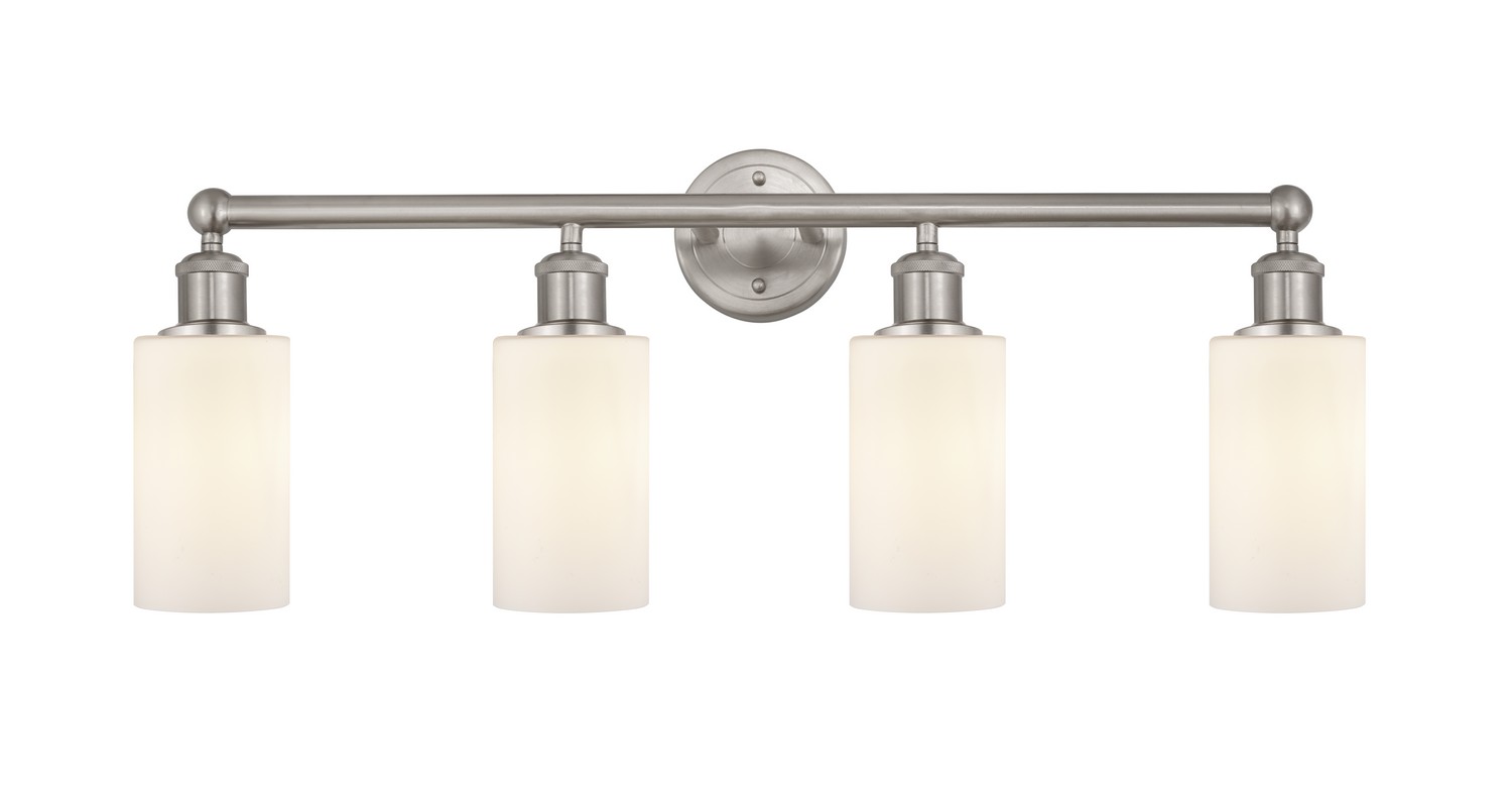 Four Light Bath Vanity by Innovations - Edison Collection, Brushed Satin Nickel Finish - 616-4W-SN-G801