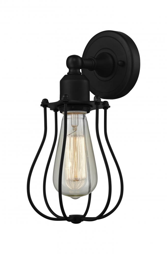 One Light Mini Pendant by Innovations - Austere Collection, Matte Black Finish - 900-1P-BK-CE513-BK