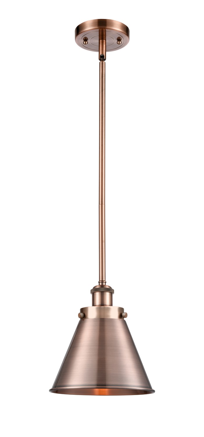 One Light Mini Pendant by Innovations - Ballston Urban Collection, Antique Copper Finish - 916-1S-AC-M13-AC