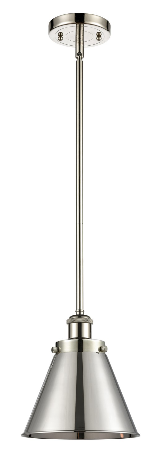 One Light Mini Pendant by Innovations - Ballston Urban Collection, Polished Nickel Finish - 916-1S-PN-M13-PN