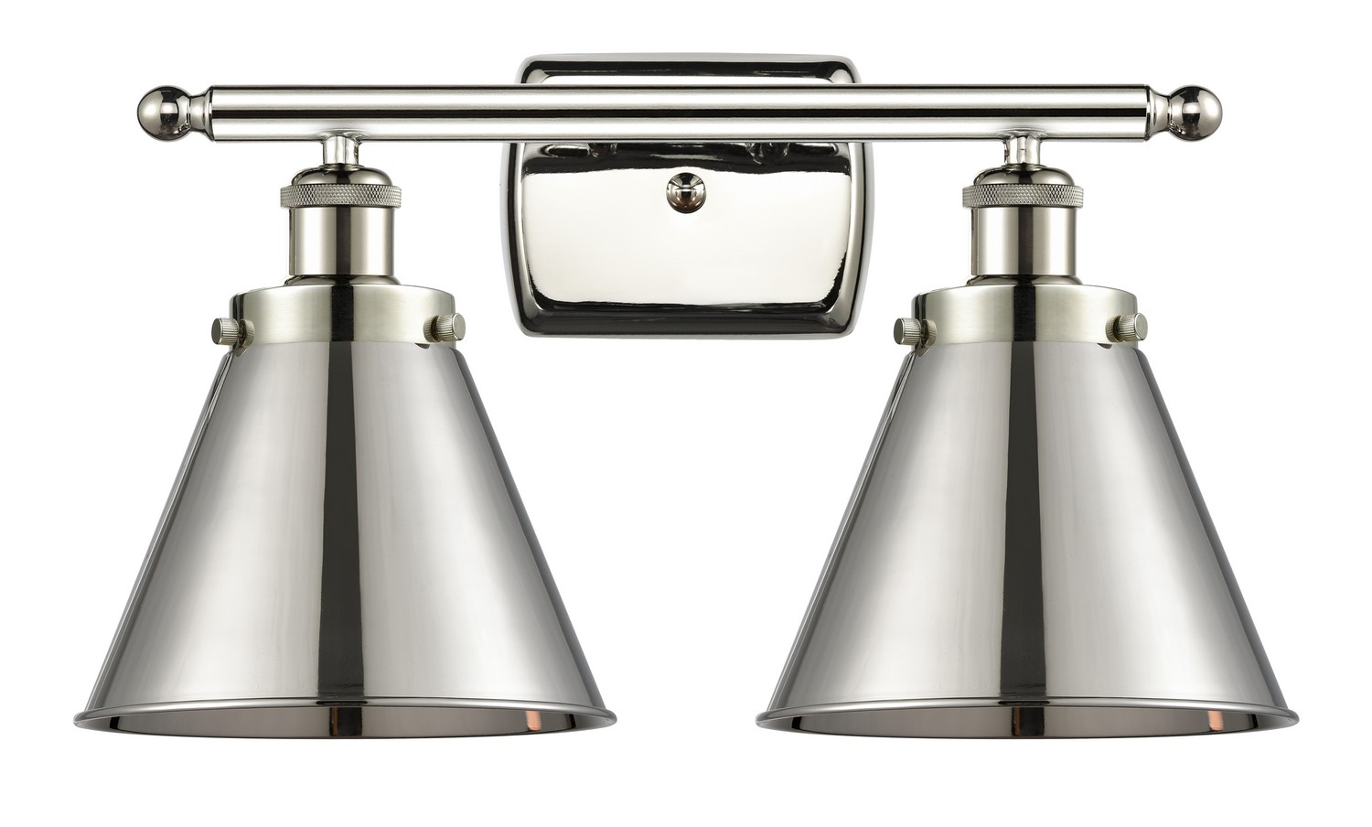 Two Light Bath Vanity by Innovations - Ballston Urban Collection, Polished Nickel Finish - 916-2W-PN-M13-PN