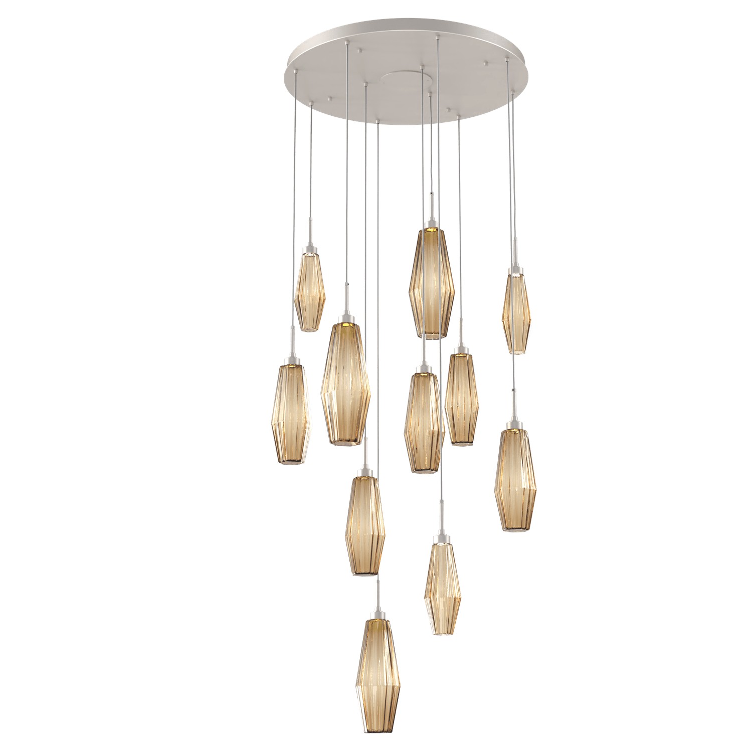 HAMMERTON CHB0049-11-BS-RB-C01-L3 LED Pendant Beige Silver Number Of Bulbs 11