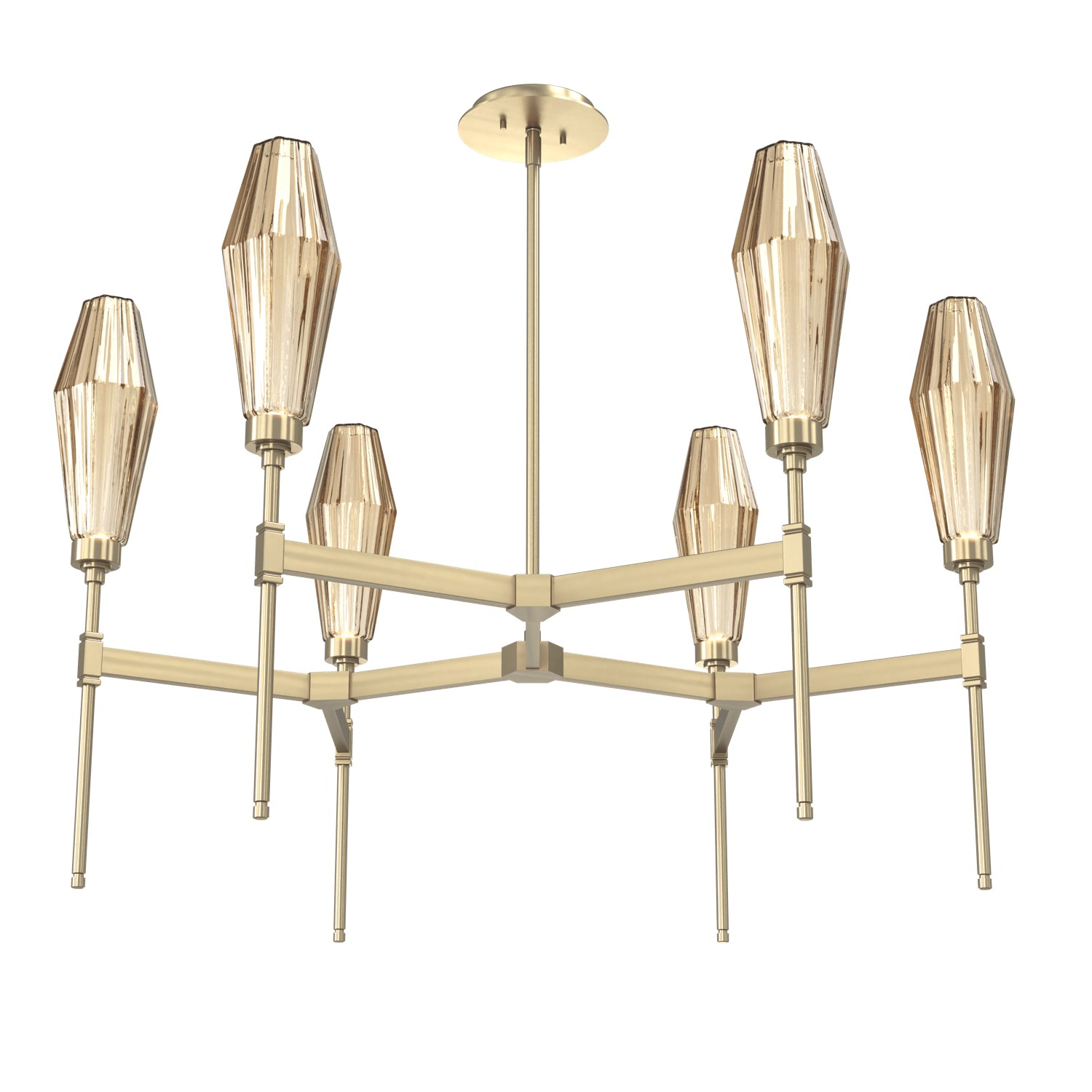HAMMERTON CHB0049-37-HB-RB-001-L1 LED Chandelier Heritage Brass Number Of Bulbs 6