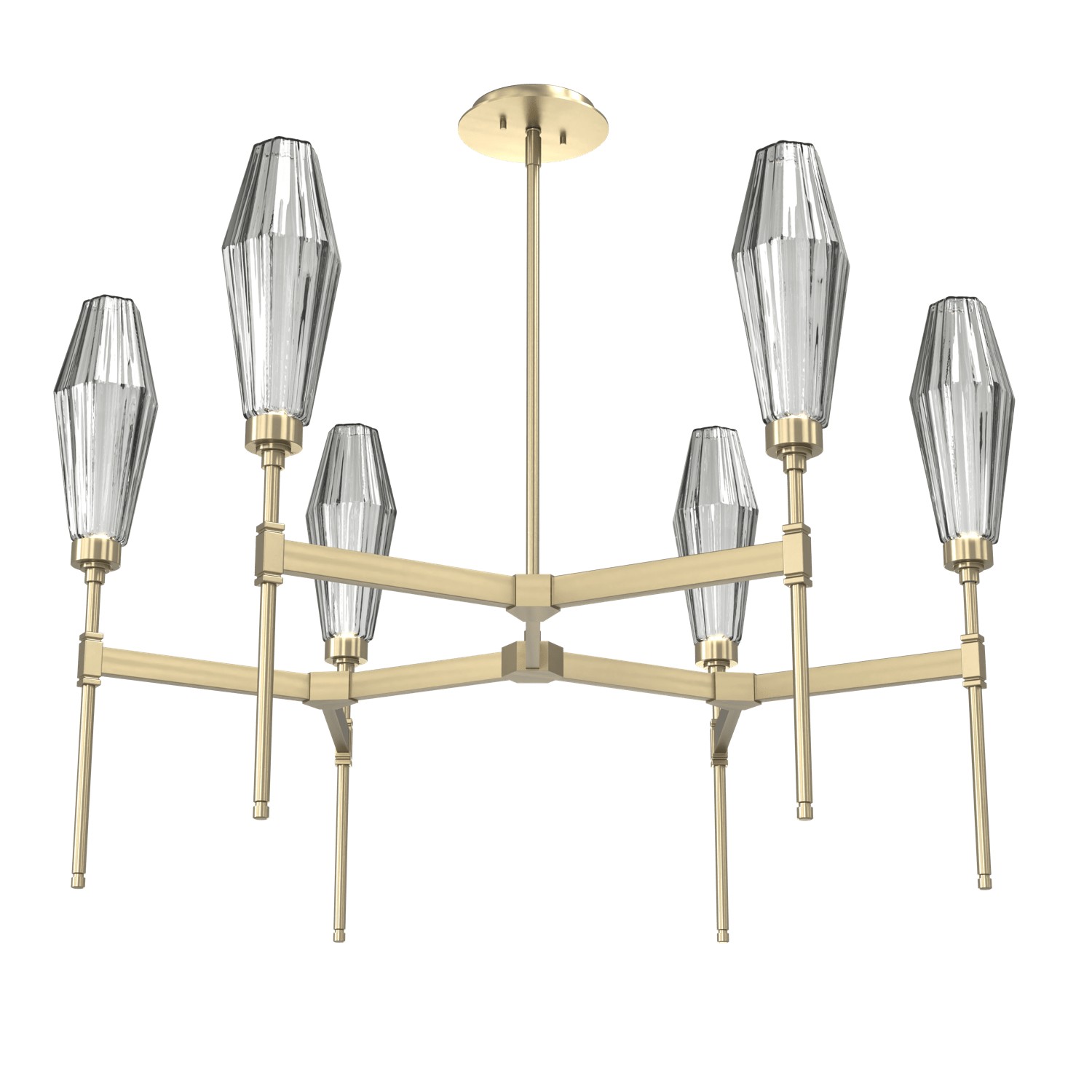 HAMMERTON CHB0049-37-HB-RS-001-L1 LED Chandelier Heritage Brass Number Of Bulbs 6