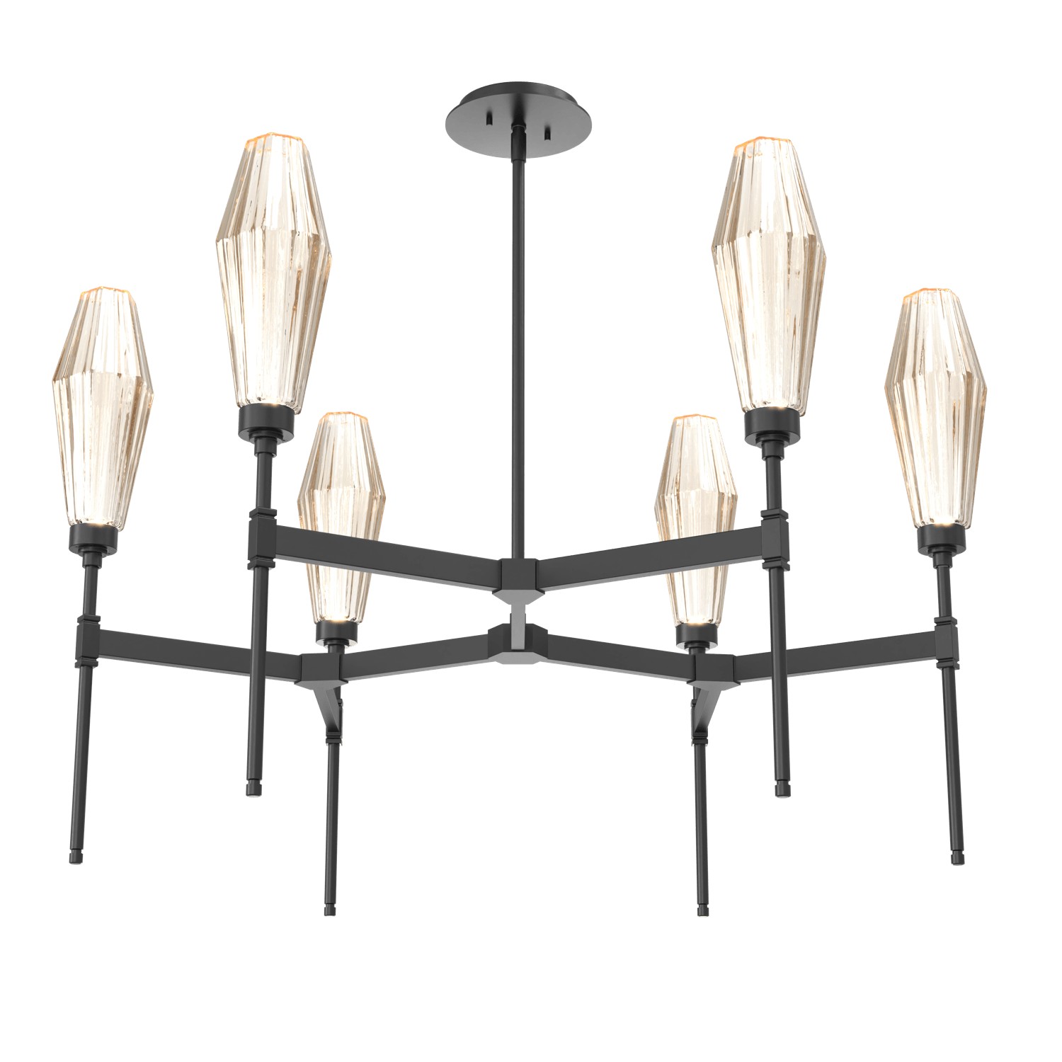 HAMMERTON CHB0049-37-MB-RA-001-L1 LED Chandelier Matte Black Number Of Bulbs 6