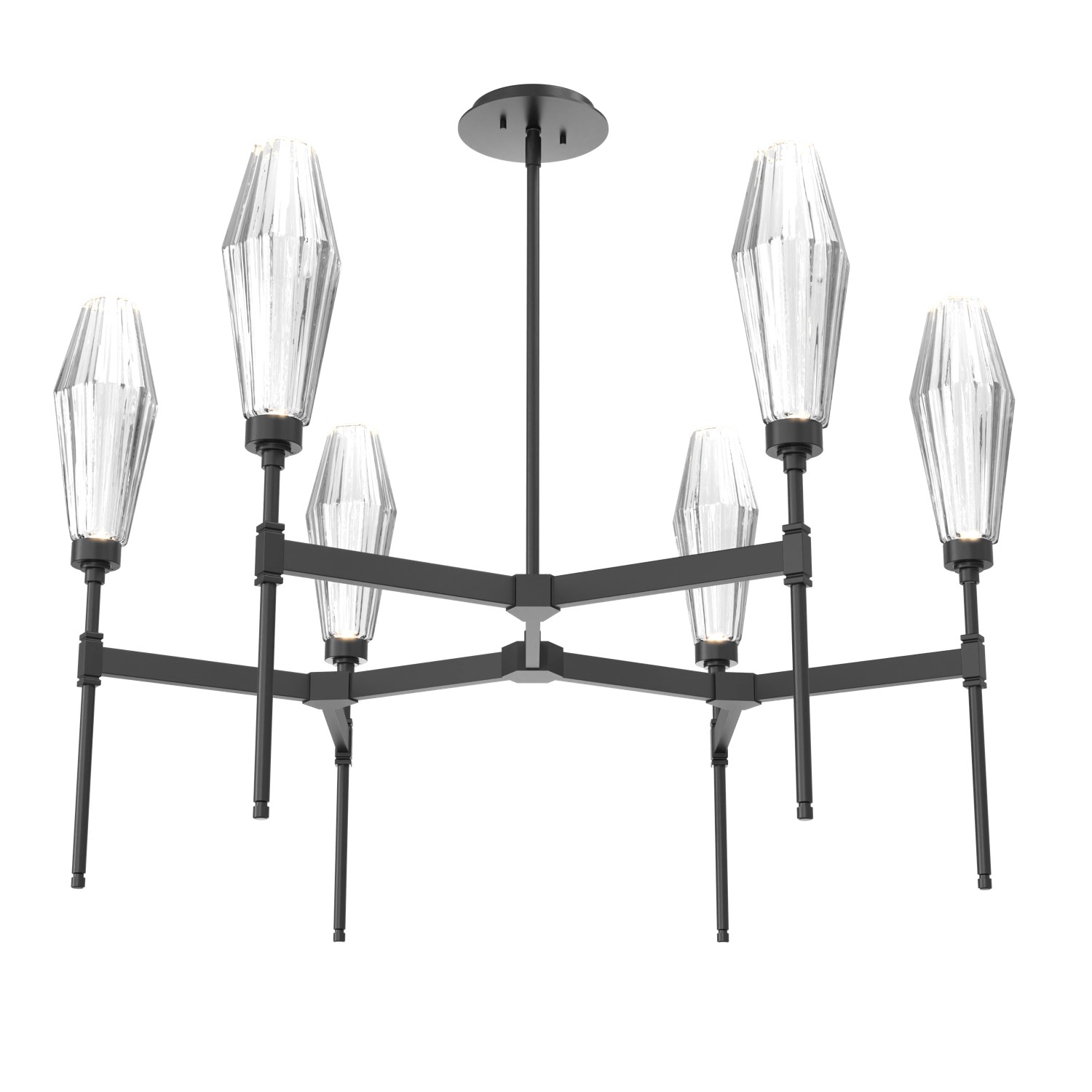 HAMMERTON CHB0049-37-MB-RC-001-L1 LED Chandelier Matte Black Number Of Bulbs 6