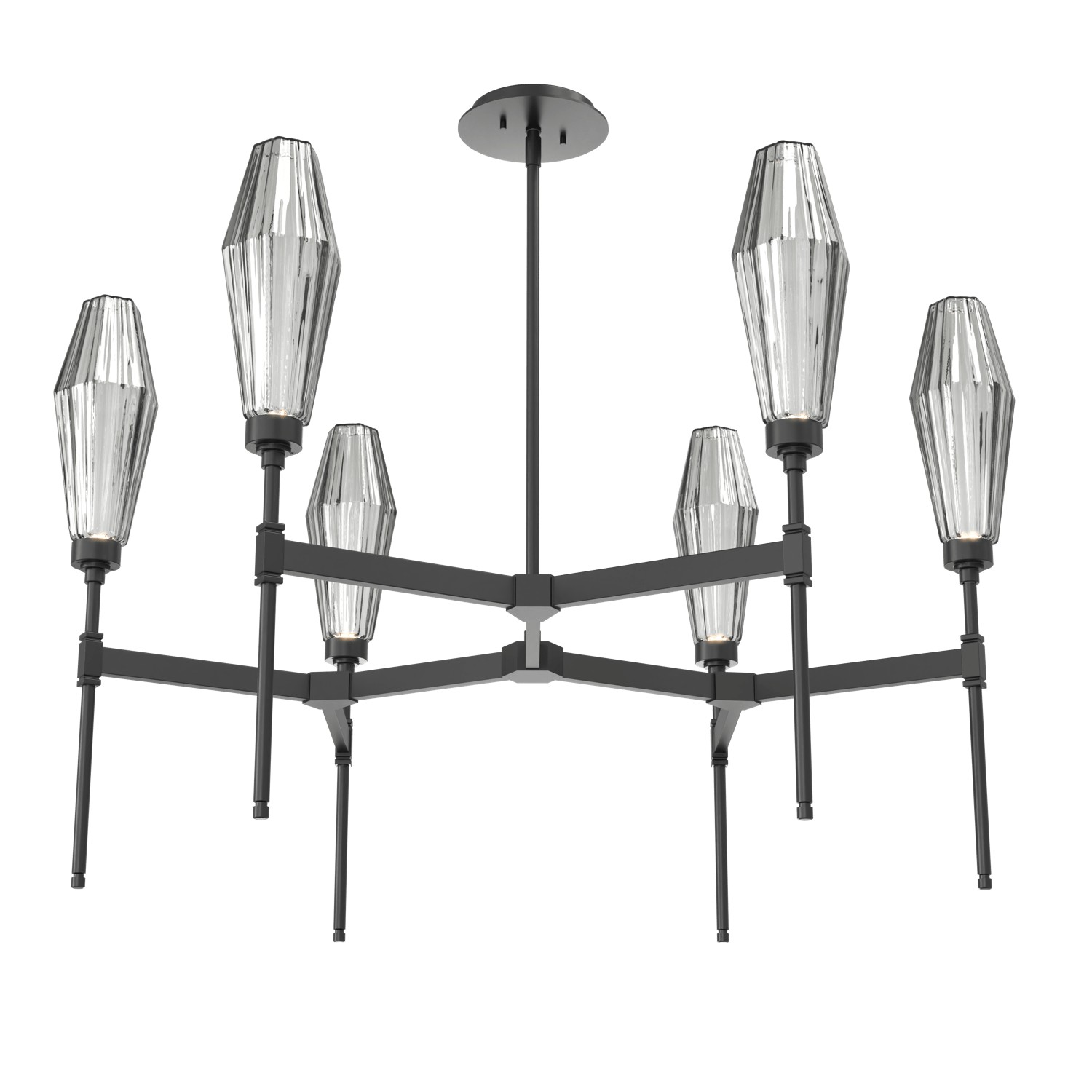 HAMMERTON CHB0049-37-MB-RS-001-L1 LED Chandelier Matte Black Number Of Bulbs 6