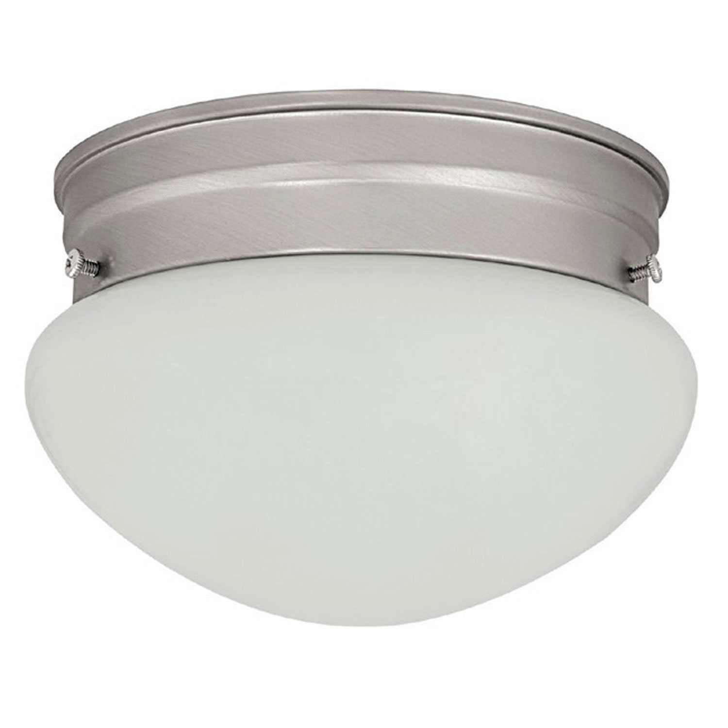 Capital Lighting Scott One Light Flush Mount in Matte Nickel - 5356MN