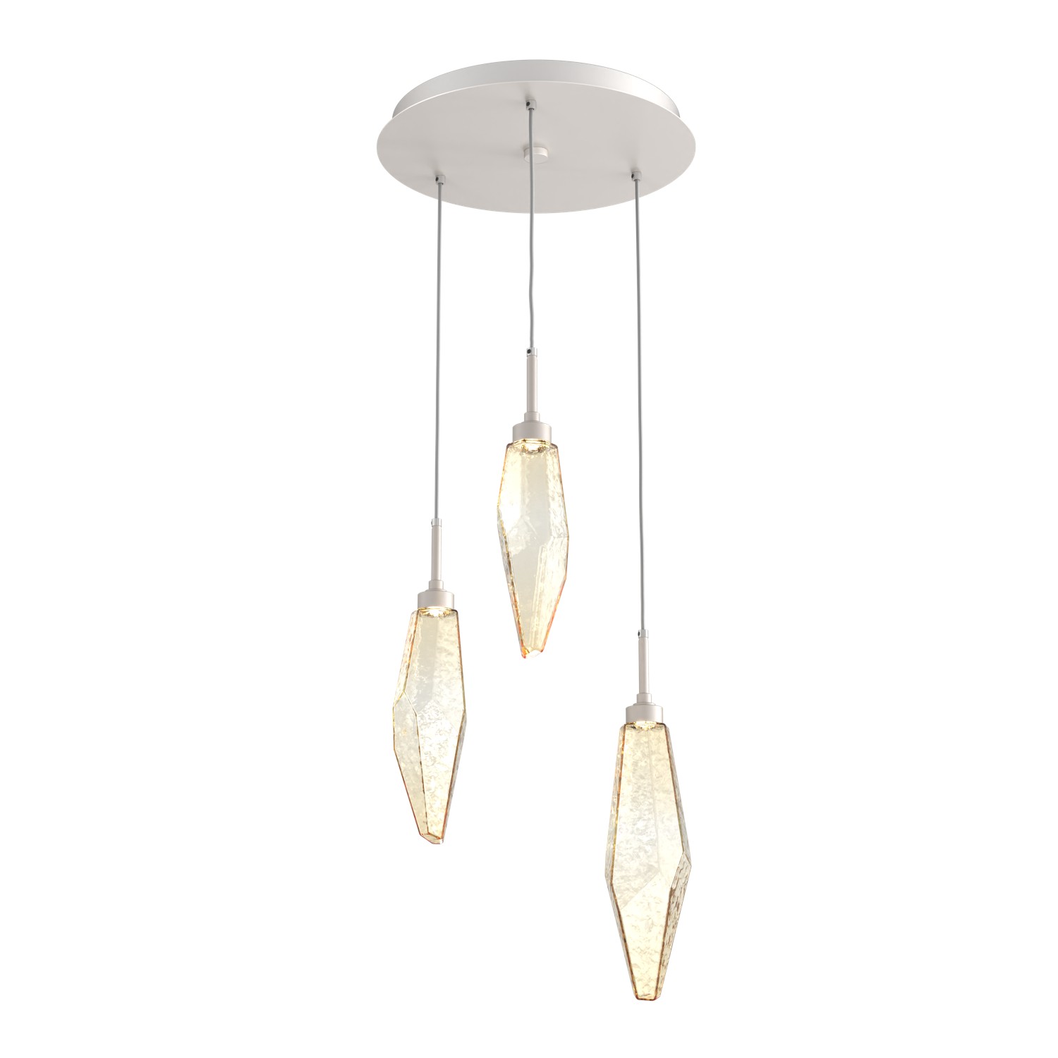 HAMMERTON CHB0050-03-BS-CA-C01-L1 LED Pendant Beige Silver Number Of Bulbs 3