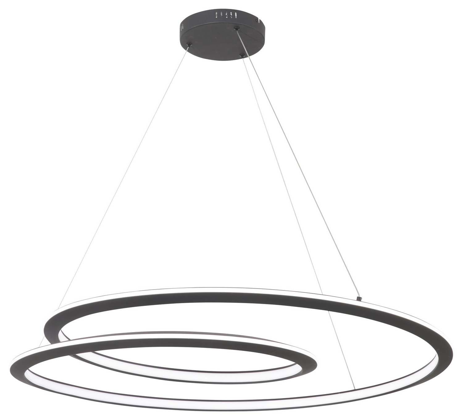 Sand Coal LED Pendant from the Infinite Collection