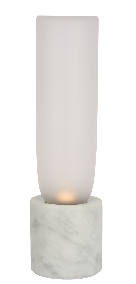 White Marble Led Ta… - image
