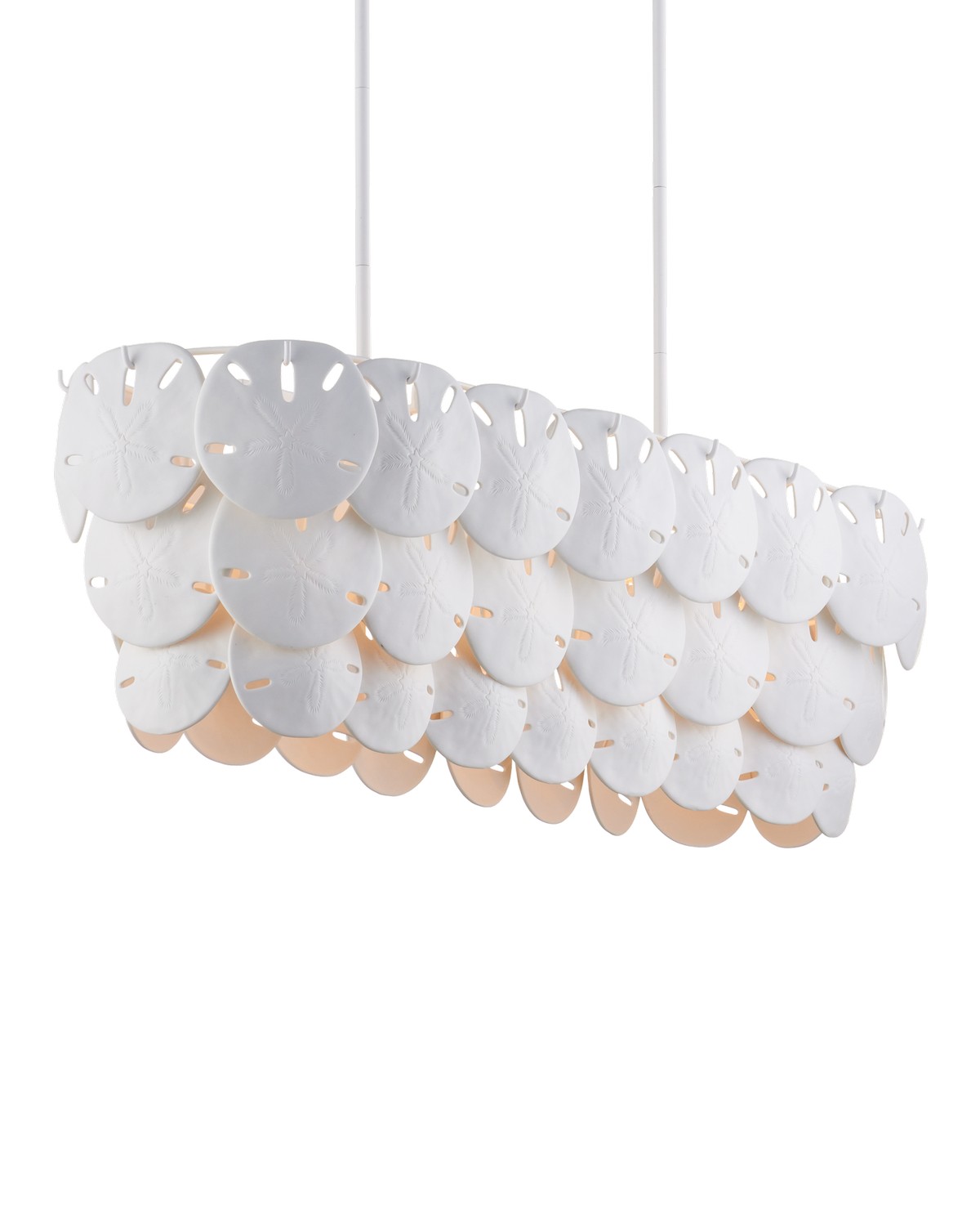White Sugar White Chandelier from the Tulum Collection