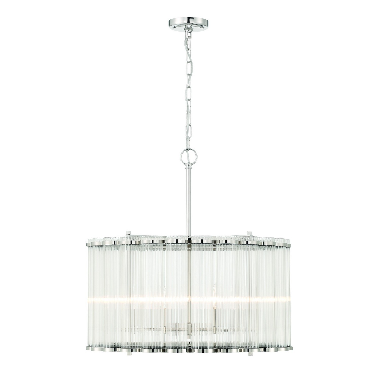 Photos - Chandelier / Lamp Eurofase Nickel Pendant from the Glasbury Collection 47239-029
