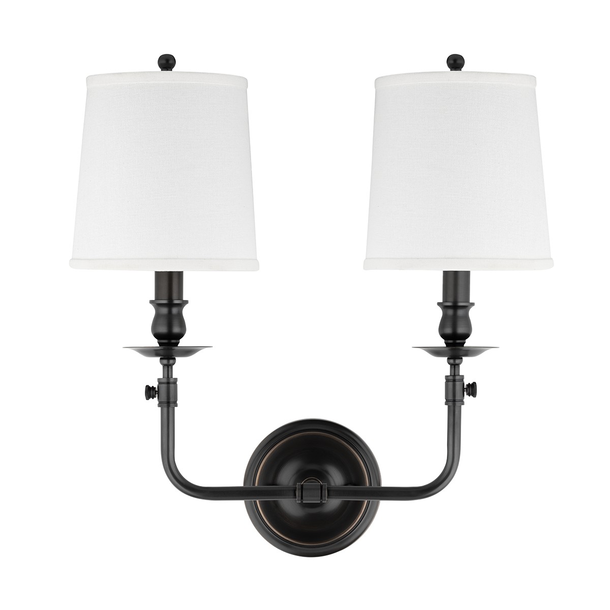 Hudson Valley Logan Two Light Wall Sconce in Old Bronze - 172-OB