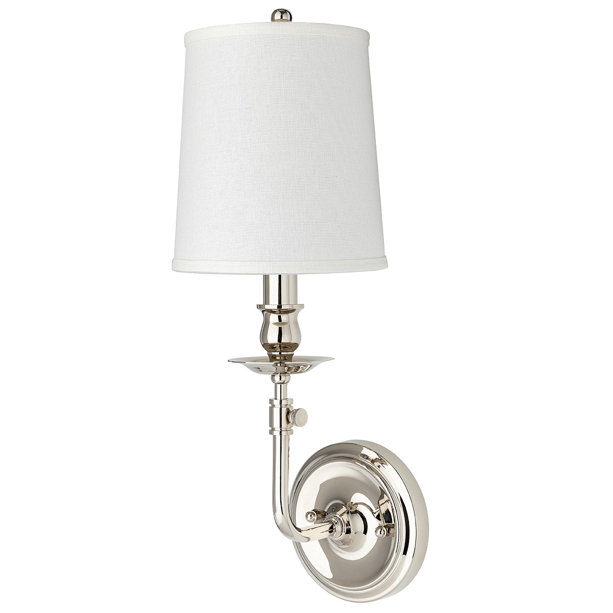 Hudson Valley Logan One Light Wall Sconce in Polished Nickel - 171-PN