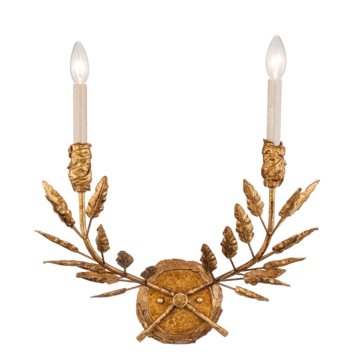 Gold Wall Sconce Fr… - image