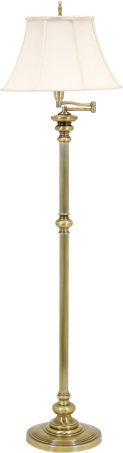 House Of Troy Newport 61" Antique Brass Floor Lamp-image