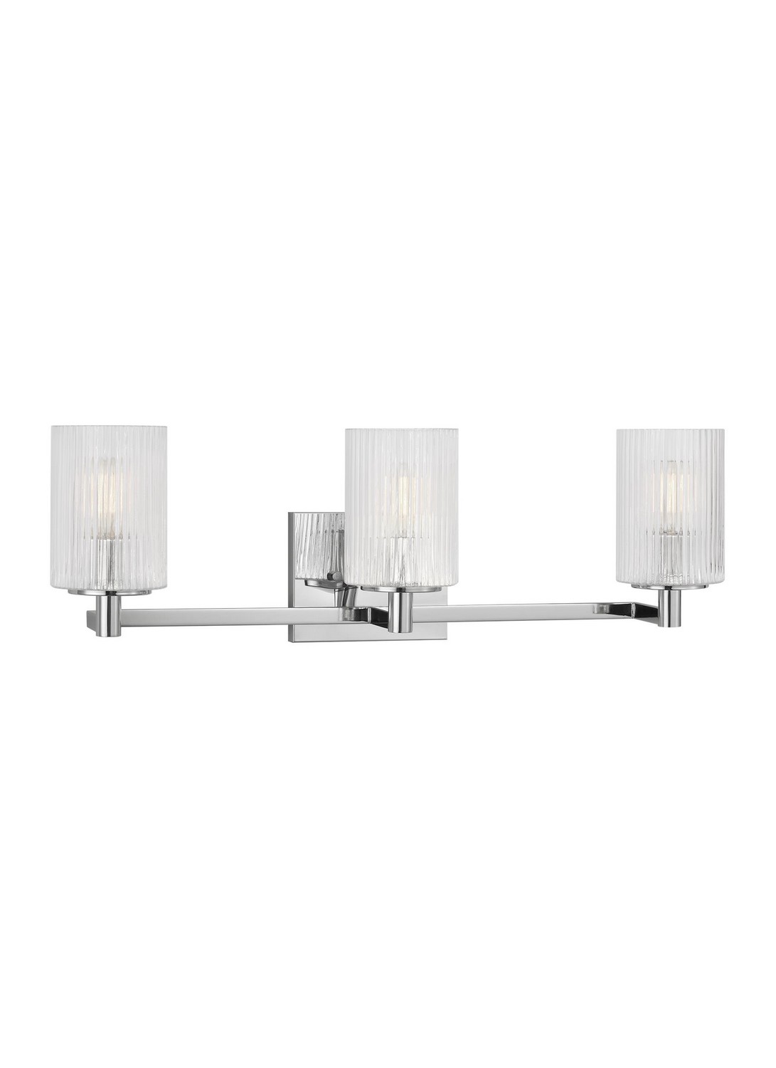 Photos - Chandelier / Lamp Generation Lighting Chrome Wall Bathroom Vanity Light from the Lando Collection GLV1043CH