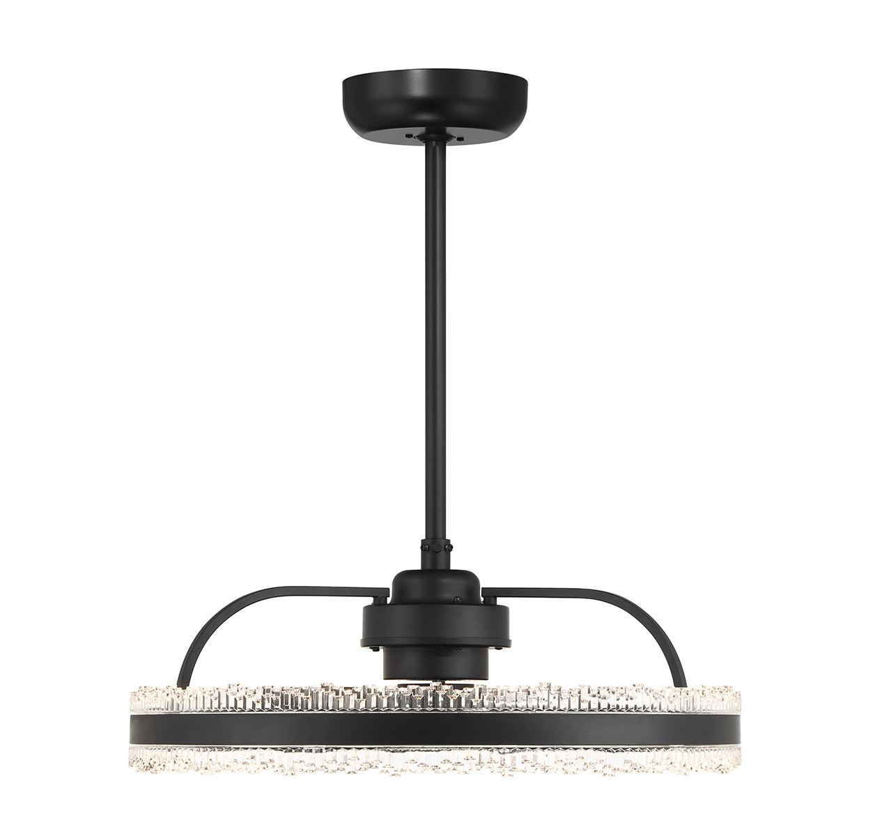 Matte Black Led Fan…