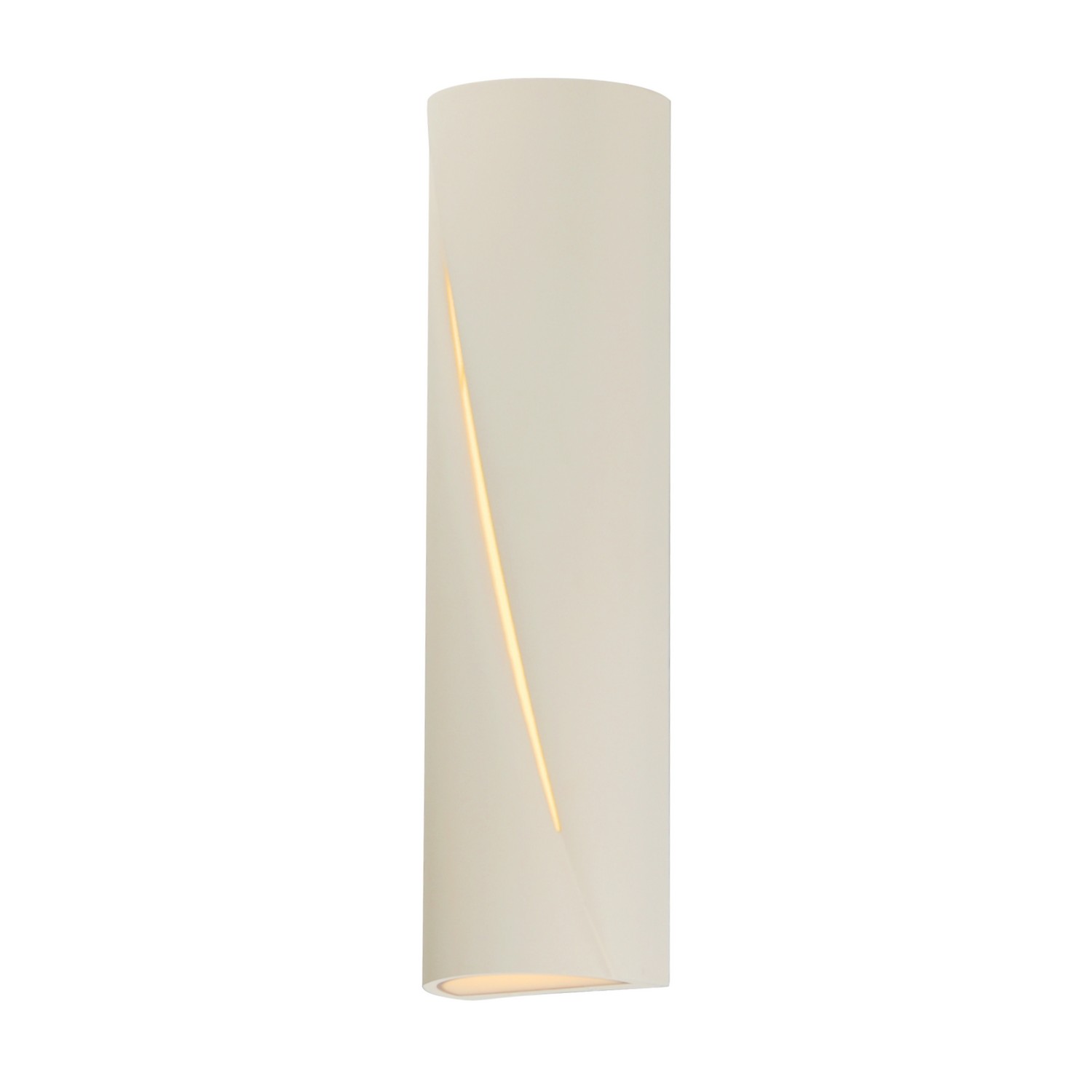 Photos - Chandelier / Lamp ET2 Lighting Chaulk White LED Outdoor Wall Sconce from the Puff Collection E14396-CHK