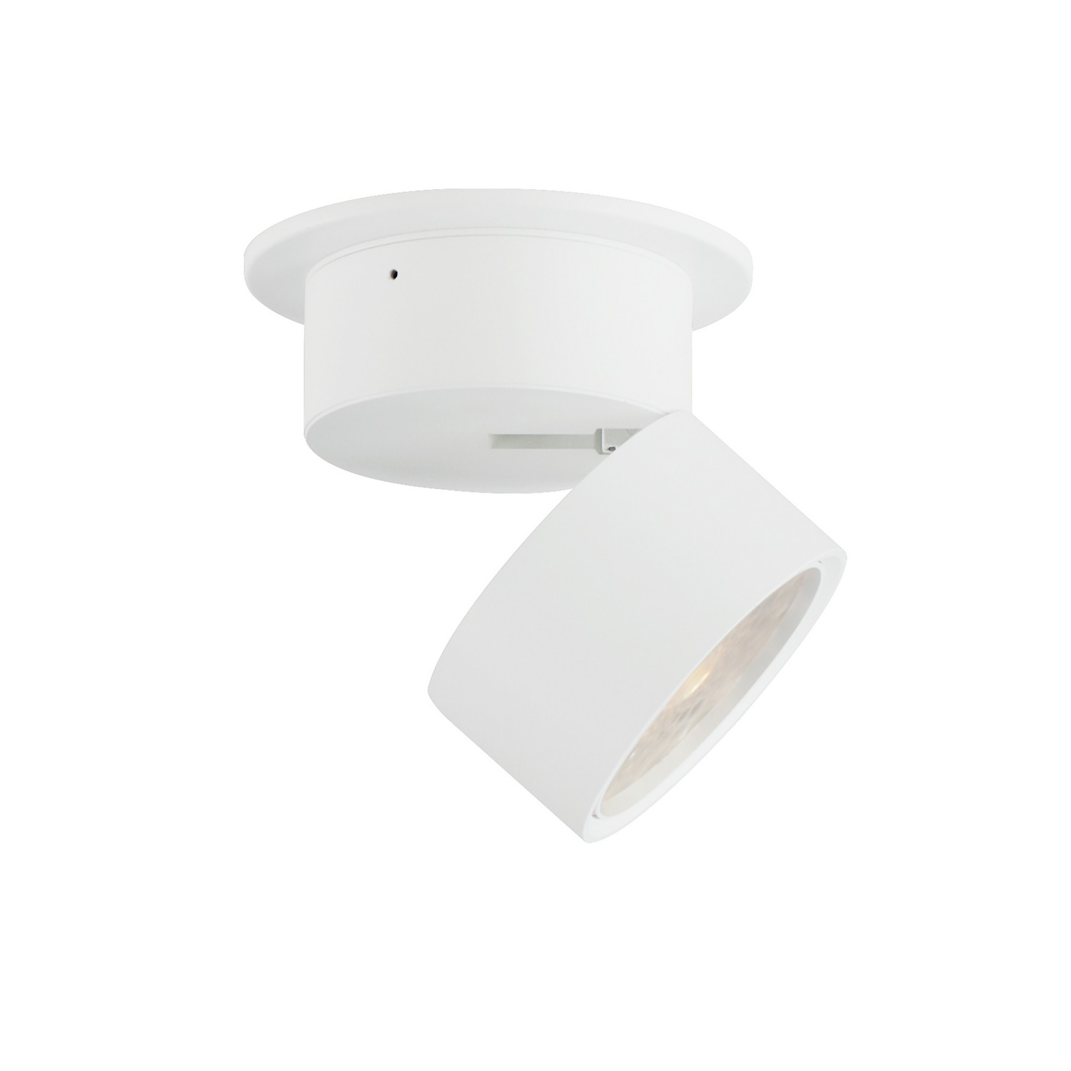 86242WT 5.25 in. Swinger Adjustable LED Flush Mount, White