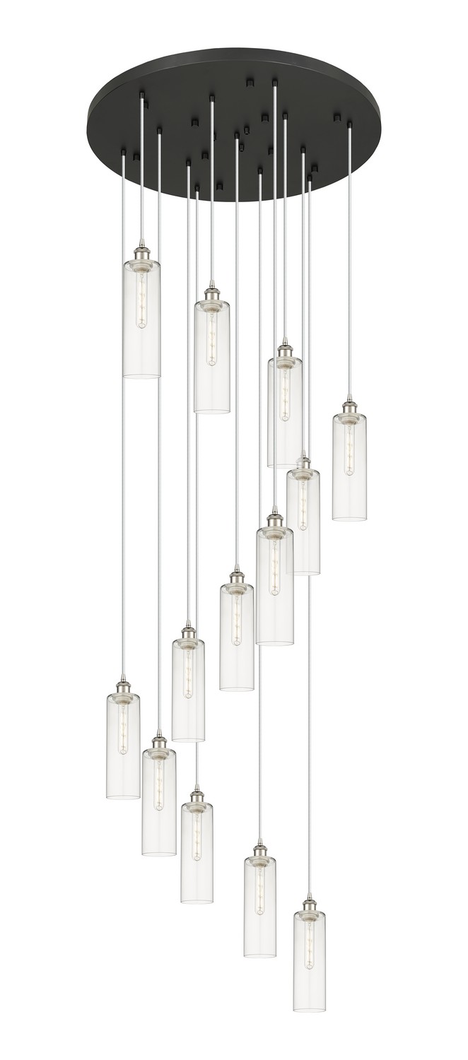 13 Light Pendant by Innovations - Downtown Urban Collection, Polished Nickel Finish - 132BK-B-13P-PN-G434-12CL