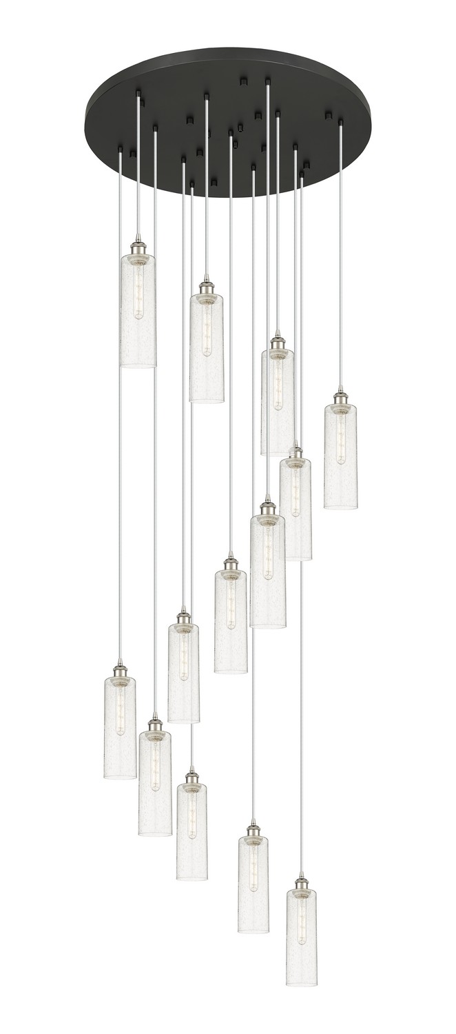 13 Light Pendant by Innovations - Downtown Urban Collection, Polished Nickel Finish - 132BK-B-13P-PN-G434-12SDY