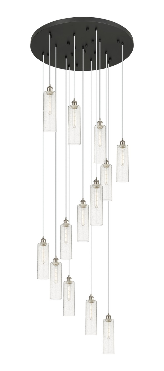 13 Light Pendant by Innovations - Downtown Urban Collection, Brushed Satin Nickel Finish - 132BK-B-13P-SN-G434-12SDY