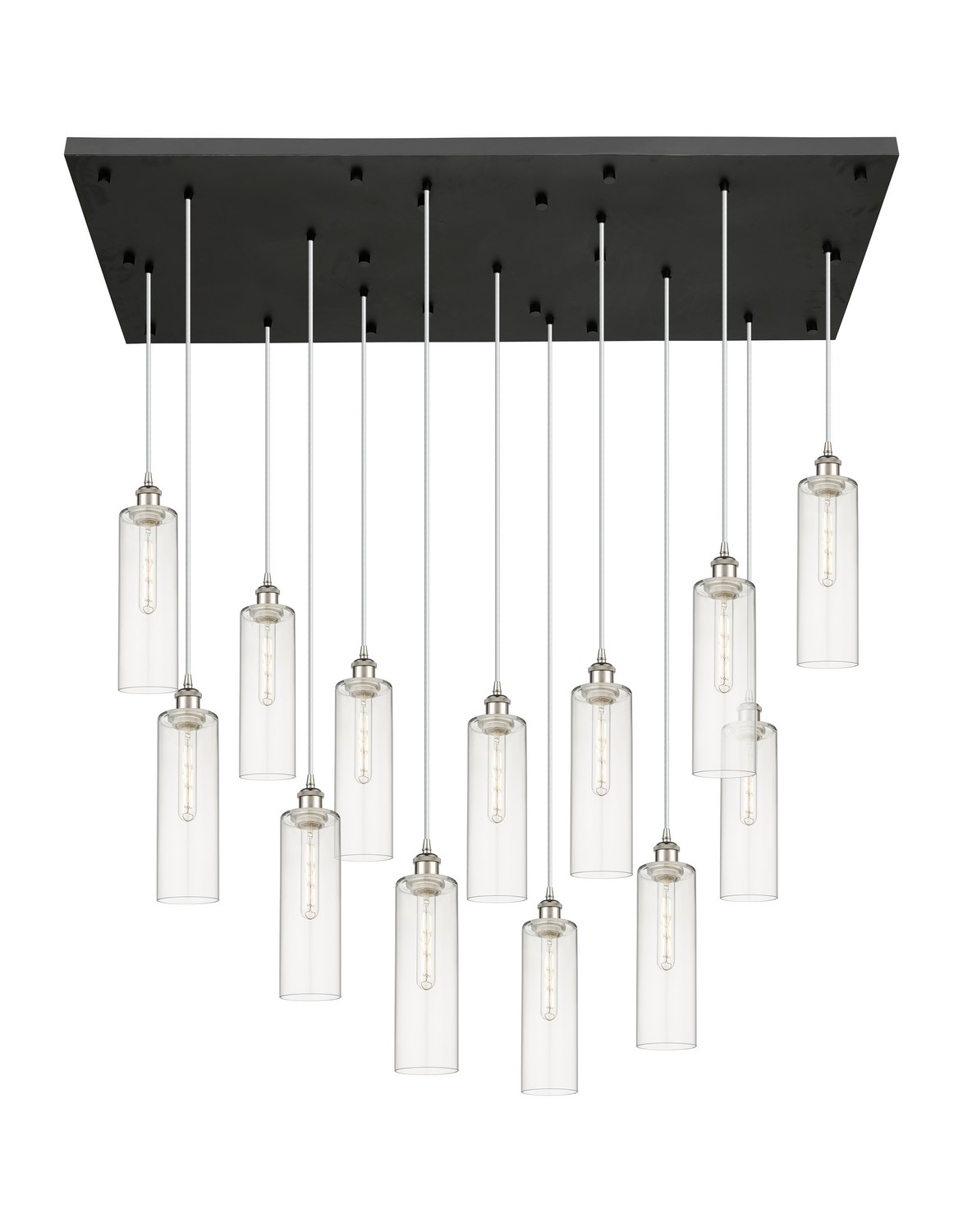13 Light Pendant by Innovations - Downtown Urban Collection, Polished Nickel Finish - 154BK-B-13P-PN-G434-12CL