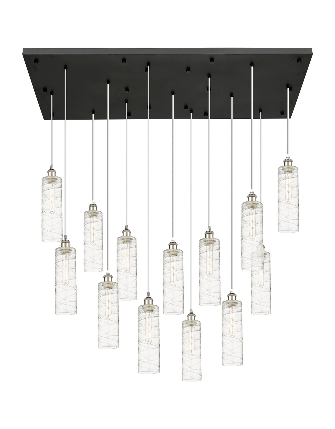 13 Light Pendant by Innovations - Downtown Urban Collection, Polished Nickel Finish - 154BK-B-13P-PN-G434-12DE