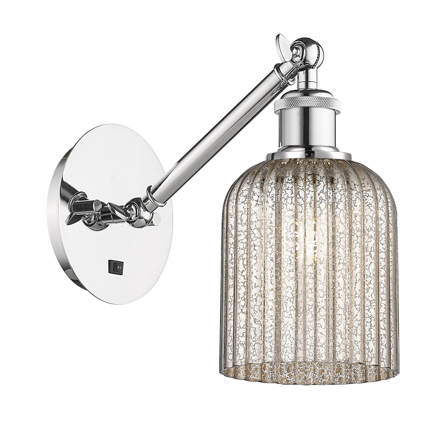One Light Wall Sconce by Innovations - Ballston Collection, Polished Chrome Finish - 317-1W-PC-G559-5ME