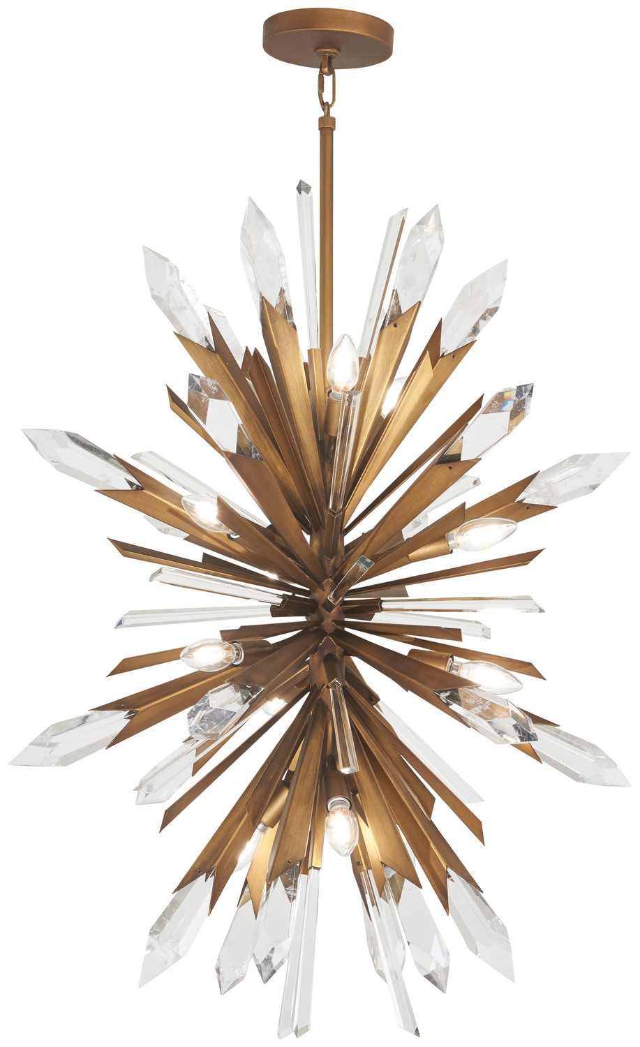 Painted Gold Pendan…