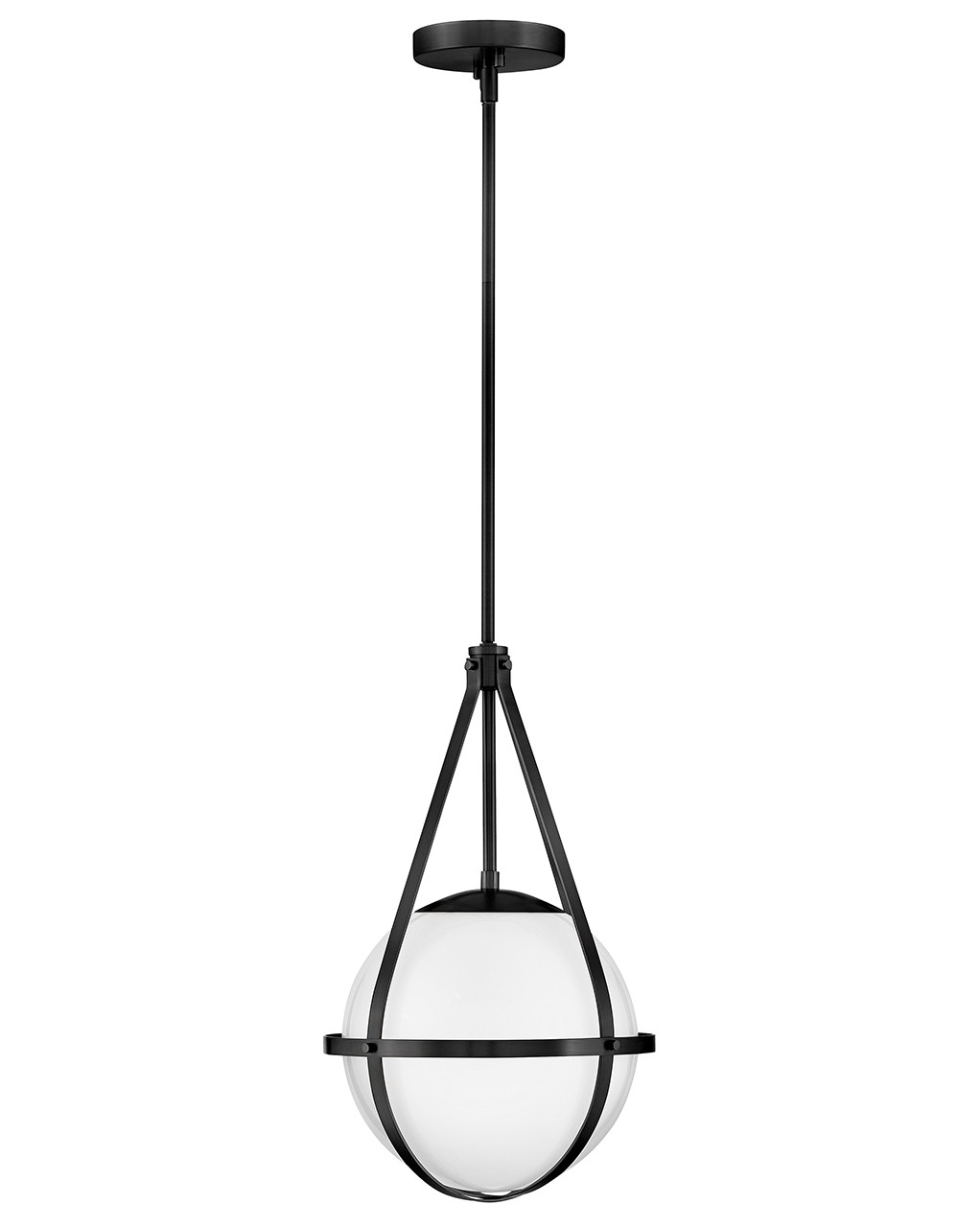 Lark 83677BK Colby 1 Light 11.25 inch Black Pendant Ceiling Light