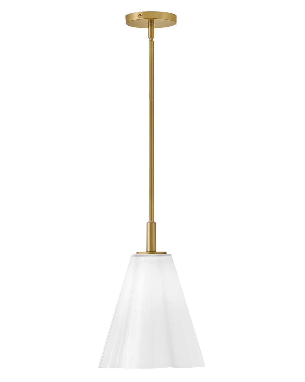 Photos - Chandelier / Lamp Lark Lacquered Brass LED Pendant from the Honey Collection 83717LCB