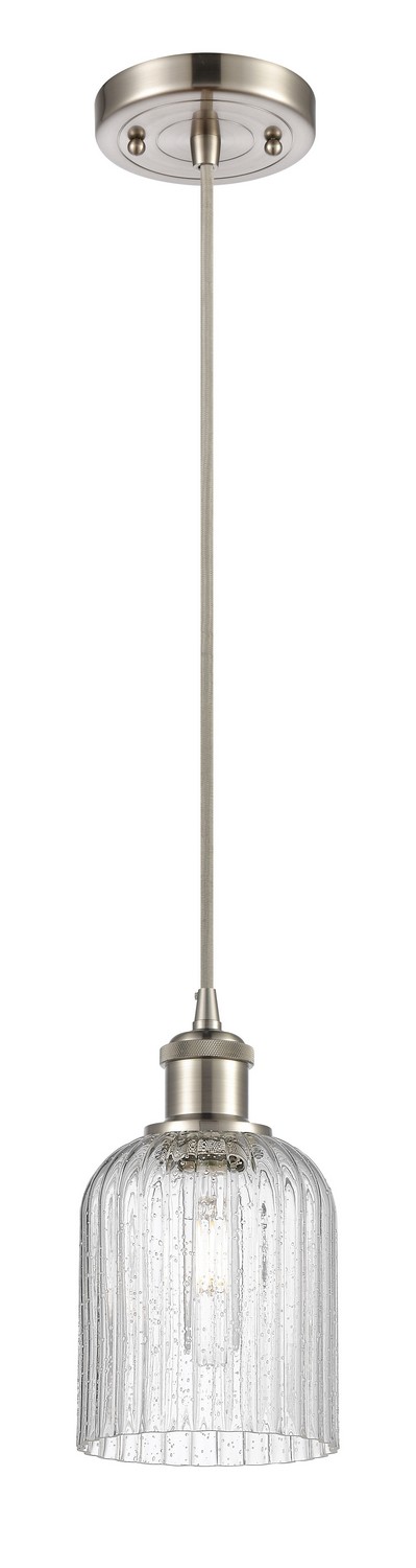 One Light Mini Pendant by Innovations - Ballston Collection, Brushed Satin Nickel Finish - 516-1P-SN-G559-5SDY