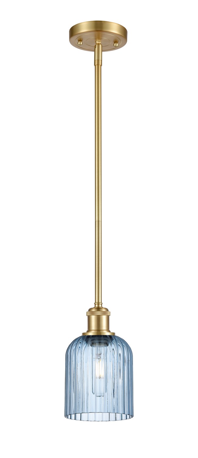 One Light Mini Pendant by Innovations - Ballston Collection, Satin Gold Finish - 516-1S-SG-G559-5BL
