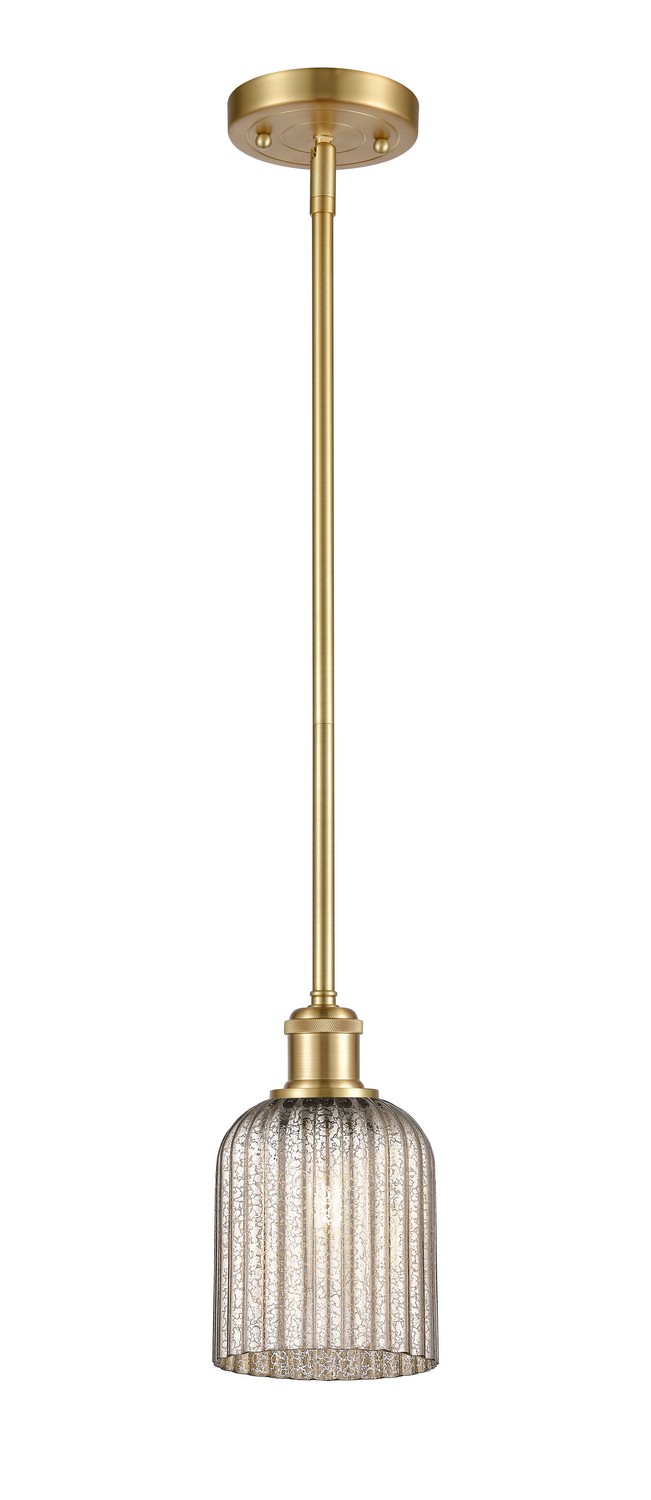 One Light Mini Pendant by Innovations - Ballston Collection, Satin Gold Finish - 516-1S-SG-G559-5ME