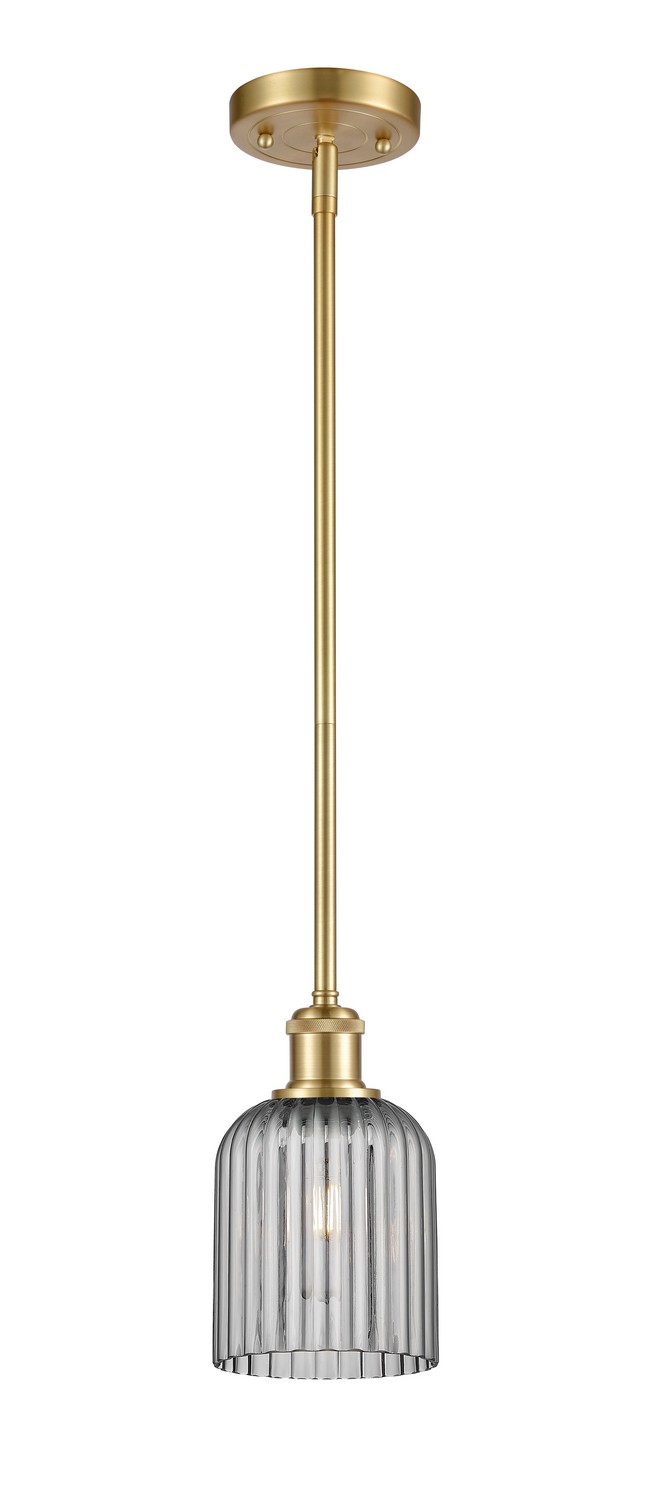 One Light Mini Pendant by Innovations - Ballston Collection, Satin Gold Finish - 516-1S-SG-G559-5SM