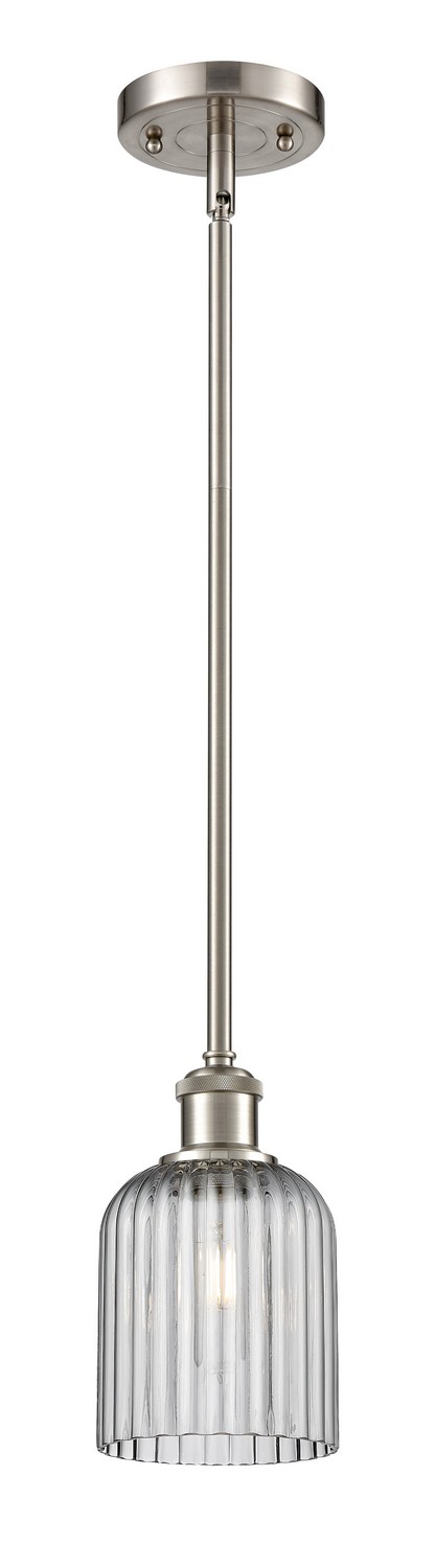 One Light Mini Pendant by Innovations - Ballston Collection, Brushed Satin Nickel Finish - 516-1S-SN-G559-5SM