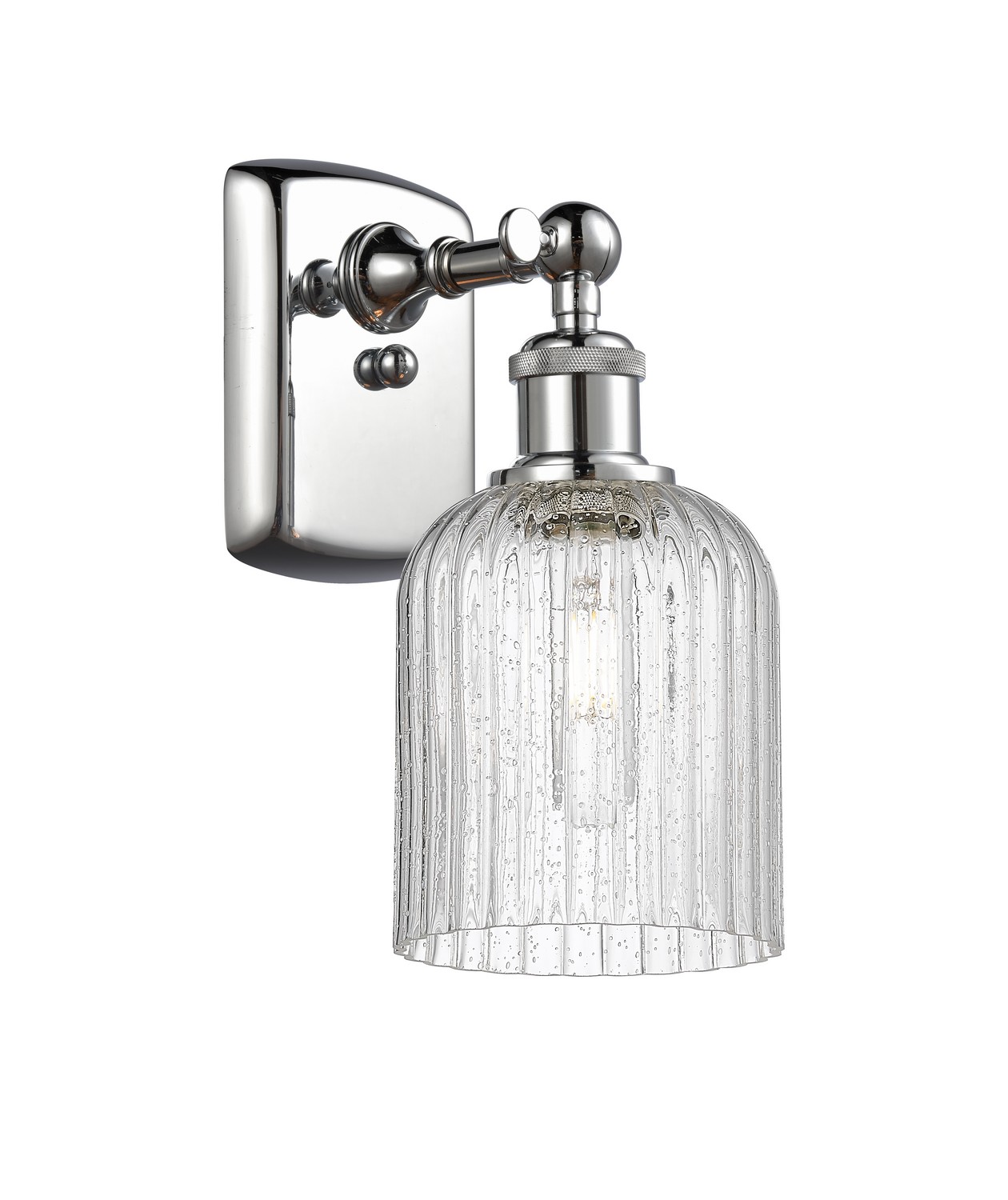 One Light Wall Sconce by Innovations - Ballston Collection, Polished Chrome Finish - 516-1W-PC-G559-5SDY