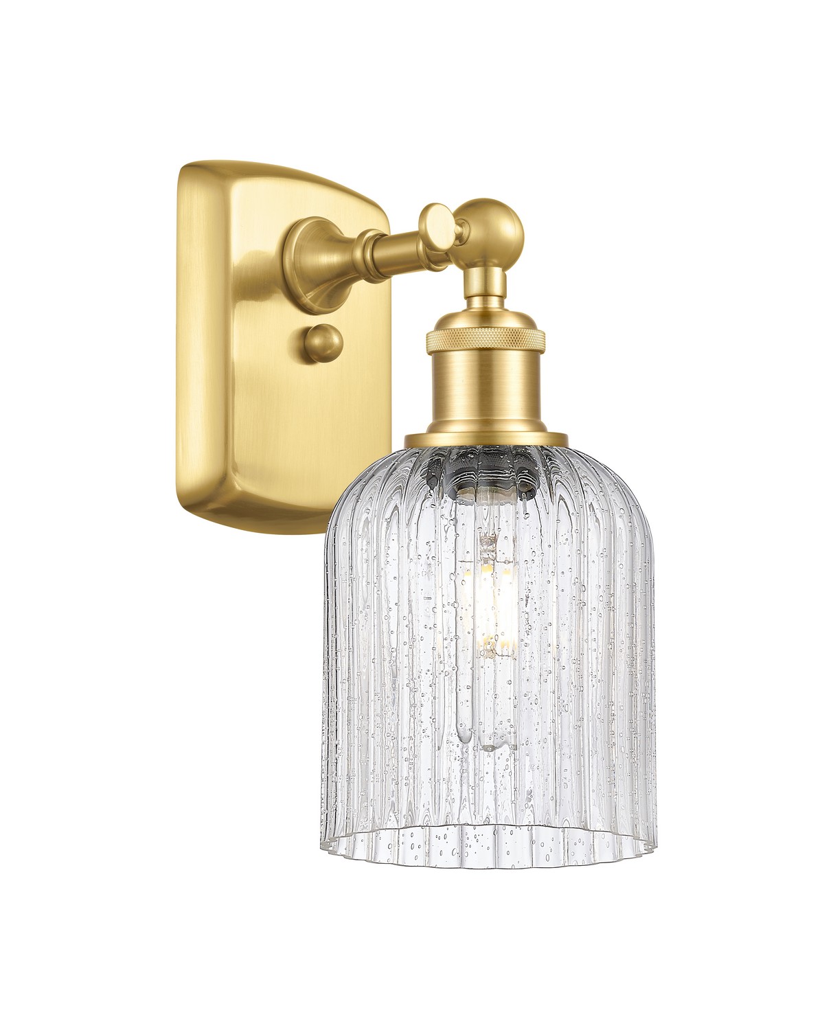 One Light Wall Sconce by Innovations - Ballston Collection, Satin Gold Finish - 516-1W-SG-G559-5SDY