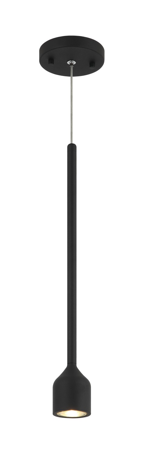 Matteo Lighting C35401MB Lumenagio LED 2.5 inch Matte Black Pendant Ceiling Light