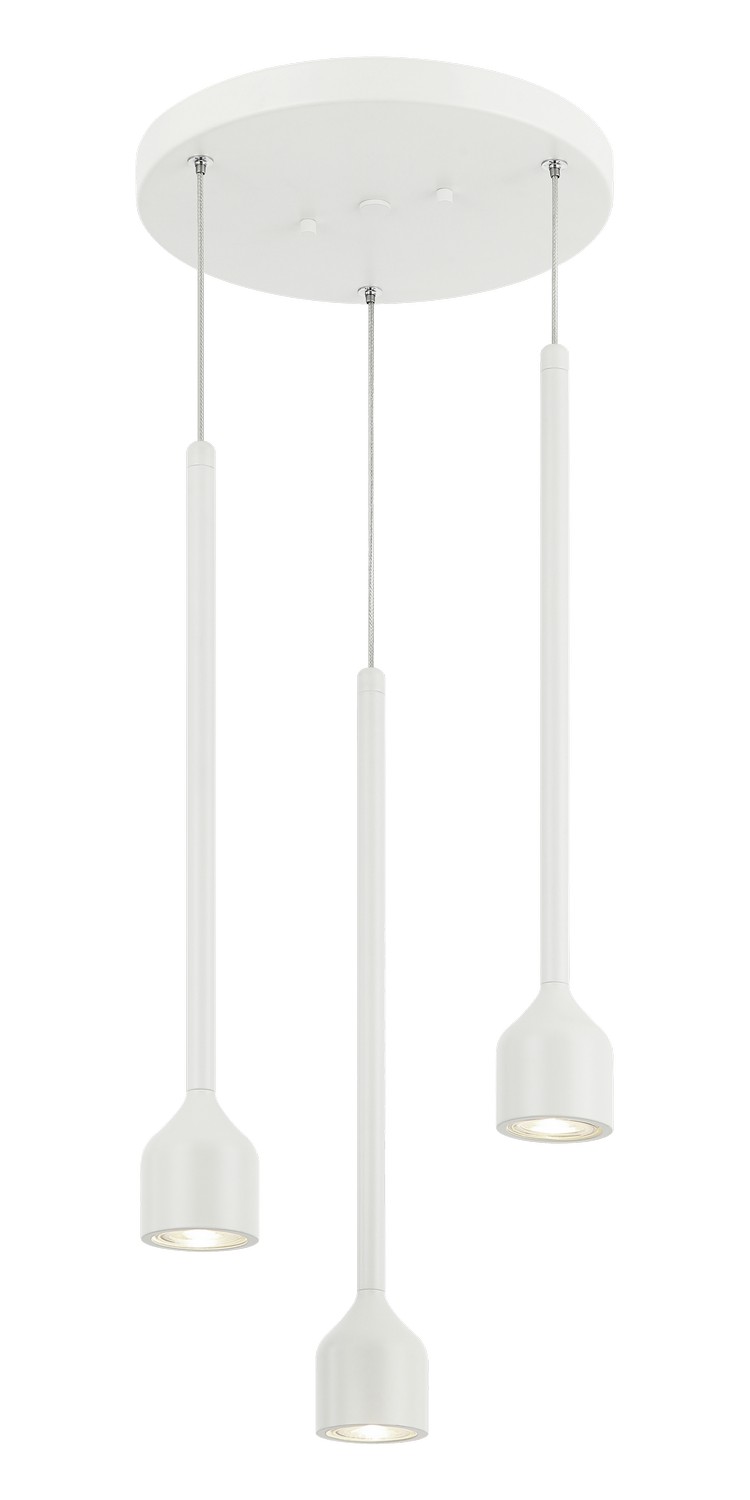 Matteo Lighting C35403WH Lumenagio LED 11.88 inch White Pendant Ceiling Light