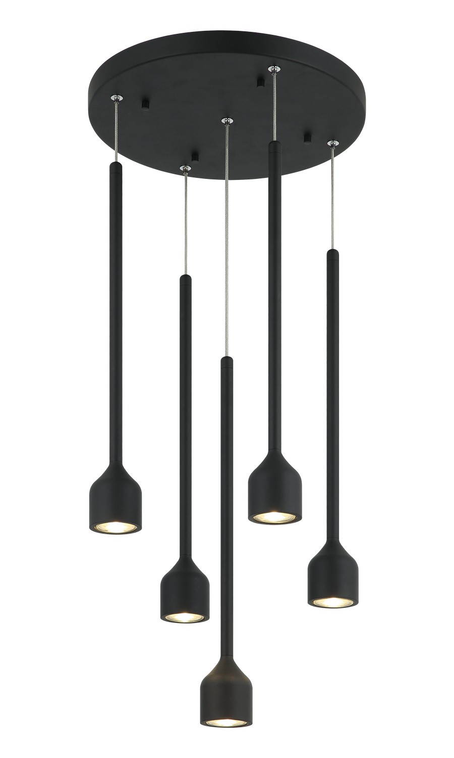 Matteo Lighting C35405MB Lumenagio LED 14.13 inch Matte Black Pendant Ceiling Light