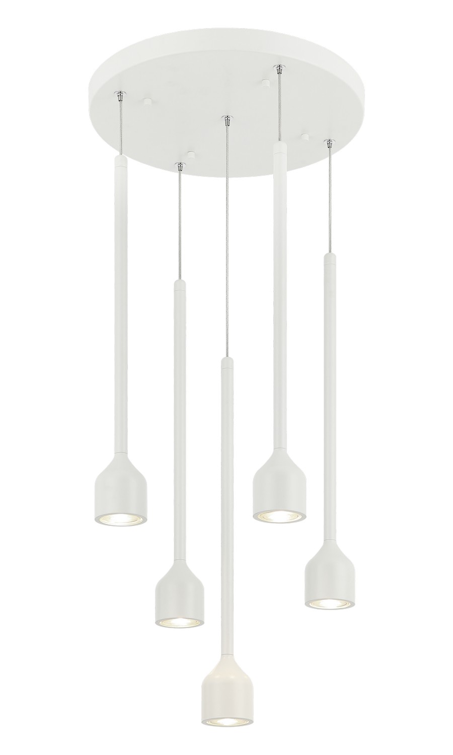 Matteo Lighting C35405WH Lumenagio LED 14.13 inch White Pendant Ceiling Light