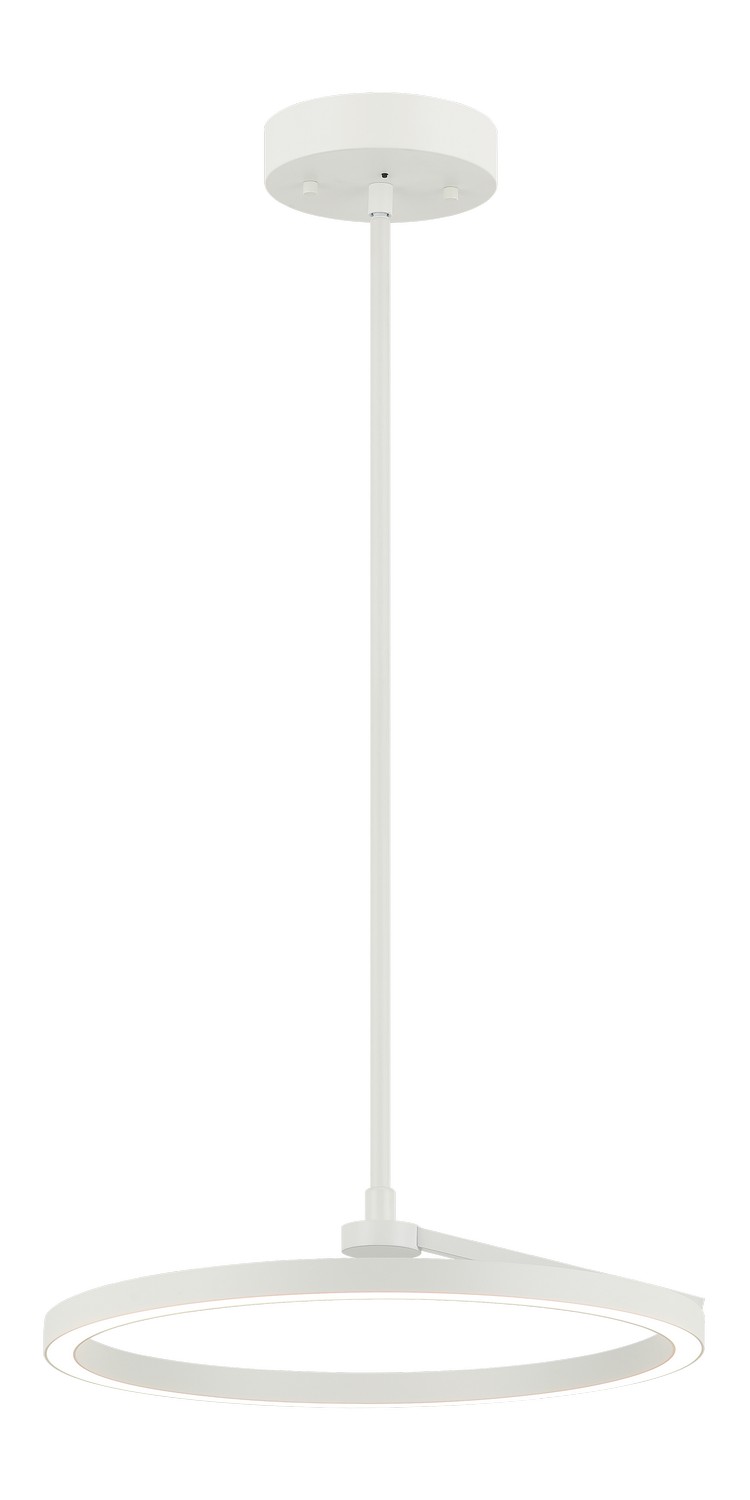 Matteo Lighting C36716WH The Trundle LED 16 inch White Pendant Ceiling Light