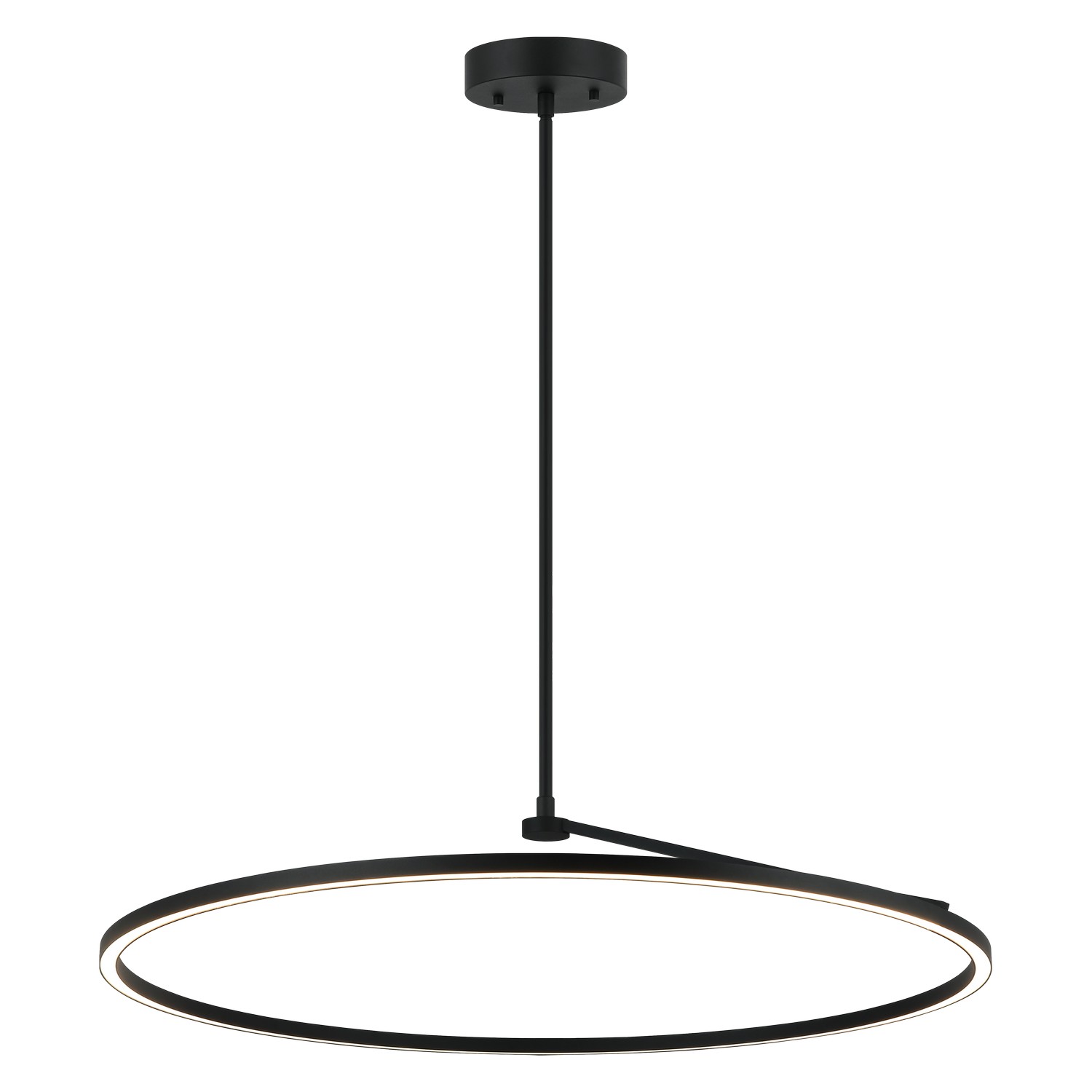 Matteo Lighting C36740MB The Trundle LED 39.38 inch Matte Black Pendant Ceiling Light