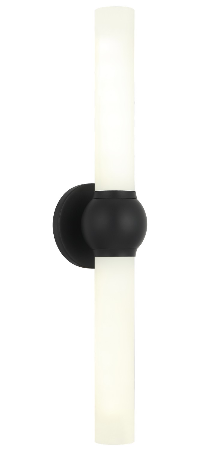 Matteo Lighting S00612MB Pierce LED 5.13 inch Matte Black Wall Sconce Wall Light