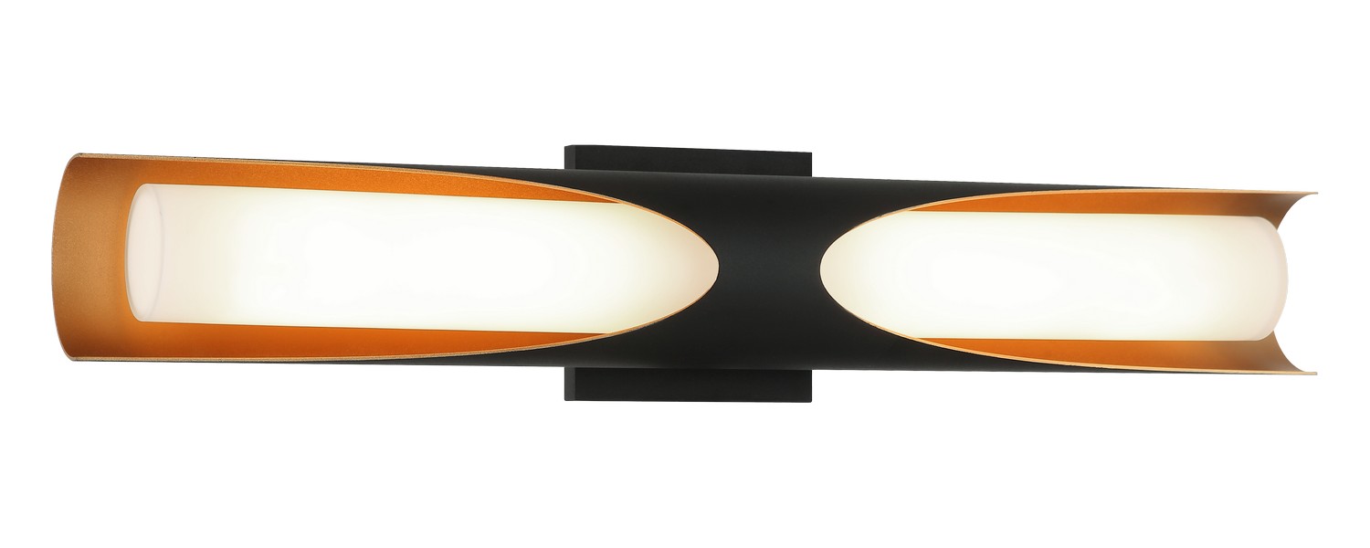 Matteo Lighting S12324MB Pedro LED 24 inch Matte Black Wall Sconce Wall Light