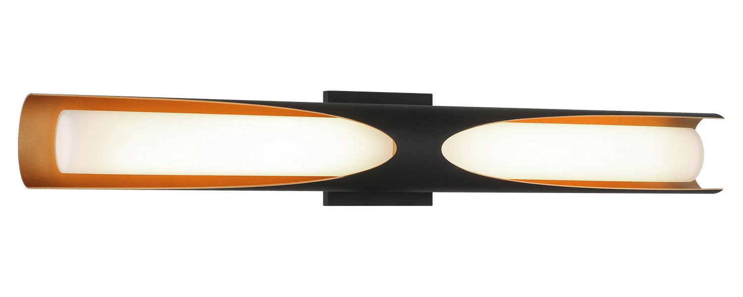 Matteo Lighting S12330MB Pedro LED 30 inch Matte Black Wall Sconce Wall Light